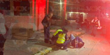 Motociclista es hospitalizado tras accidente en Madero