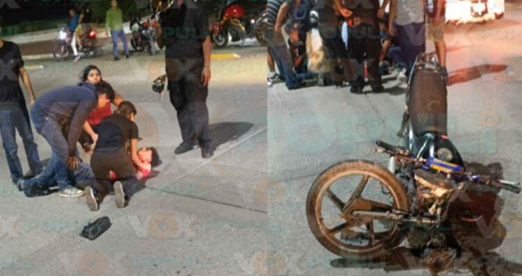 _Motociclista lesionado tras choque en el bulevar