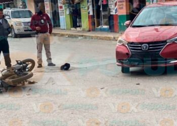 motociclista automóvil Monte Alto Altamira