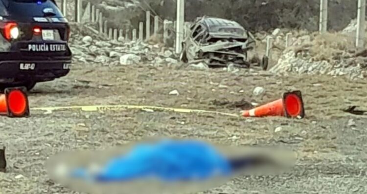 hombre falleció volcadura García