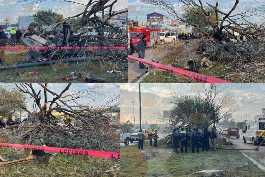 Muere hombre tras quedar prensando en su vehículo en Bulevar Morelos de Reynosa, Tamaulipas
