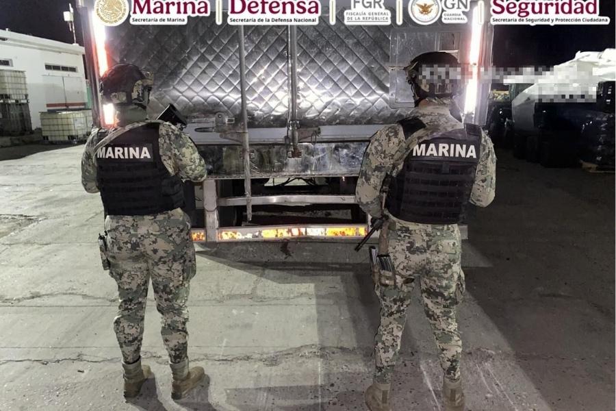 Operativo federal asegura cargamento millonario de droga en Mazatlán, Sinaloa