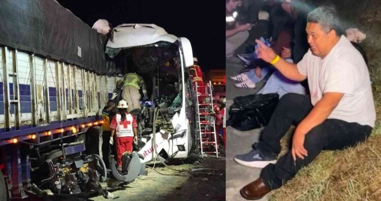Pasajero narra choque entre autobús y tráiler Zaragoza-Monterrey