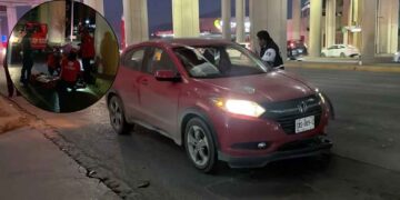Peatón queda herido al ser embestido por una camioneta en la Colonia Coyoacán de San Nicolás, NL