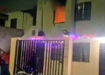 Pelea entre pareja termina en incendio de vivienda en Pesquería, NL