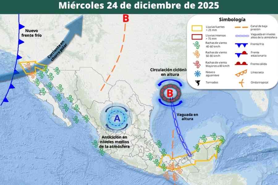 Pronóstico del clima para Nochebuena y Navidad en Tamaulipas