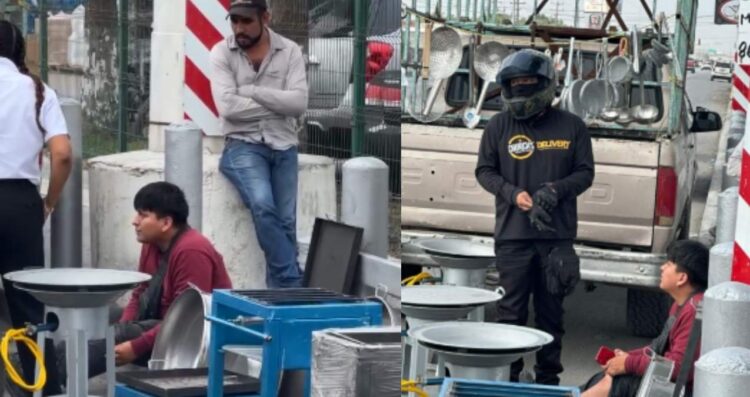Repartidor de Pollo Church derrapa por pavimento mojado en Matamoros, Tamaulipas
