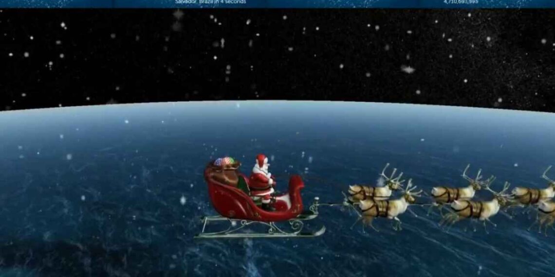 Ruta de Santa Claus 2025: síguelo en vivo