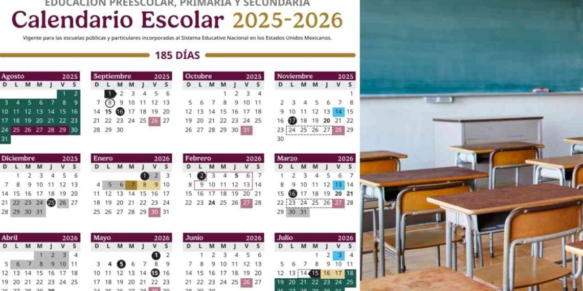 ¿Cuáles son los días de descanso obligatorio que tendrá enero 2026, según la SEP?