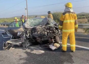 Choque frontal en la Victoria a Zaragoza