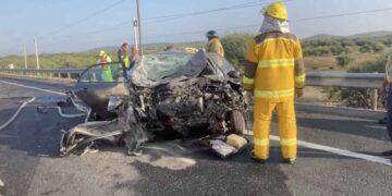 Choque frontal en la Victoria a Zaragoza