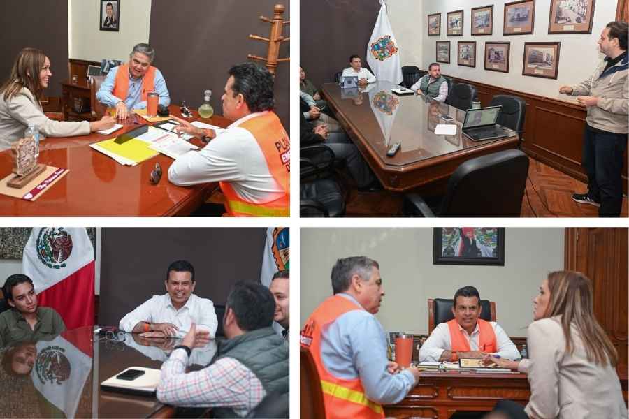 Sostiene ‘Lalo’ Gattás reunión con colaboradores del gobierno municipal