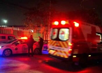 Trabajador queda herido al ser atropellado por camión en base de la Ruta 214 en Guadalupe, NL