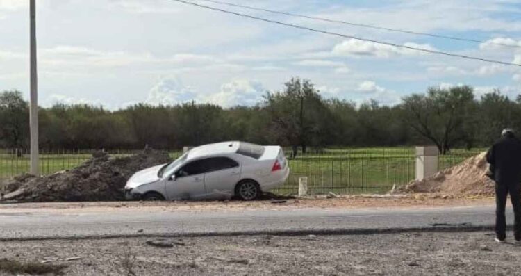 vehículo zanja Carretera Río Bravo
