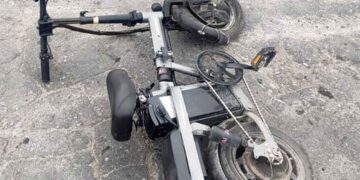 mujer scooter eléctrico Nuevo Laredo