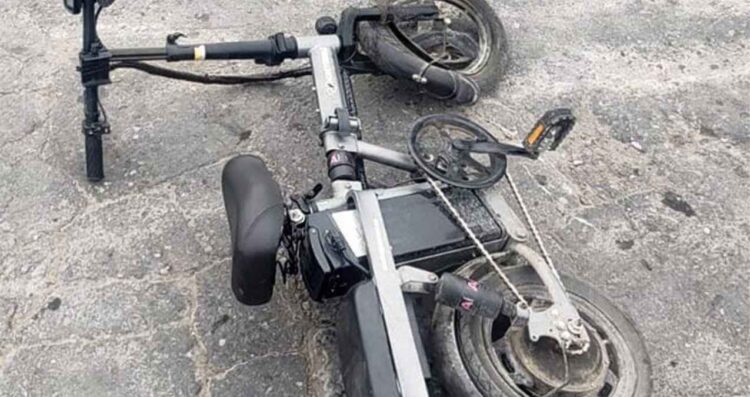 mujer scooter eléctrico Nuevo Laredo
