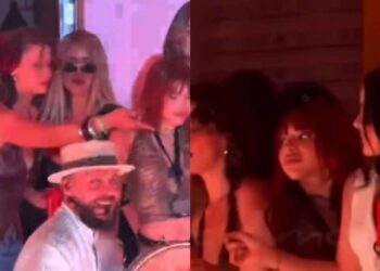 Yeri Mua molesta con invitada