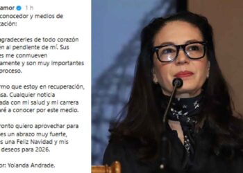 Yolanda Andrade reaparece en redes sociales tras estar hospitalizada