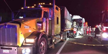 Zaragoza a Monterrey choque entre autobús