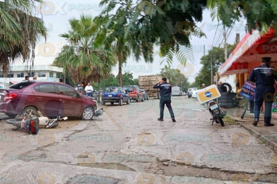 accidente con motociclistas en Tampico