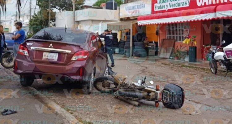 accidente con motociclistas en Tampico