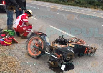 accidente motociclista carretera victoria monterrey