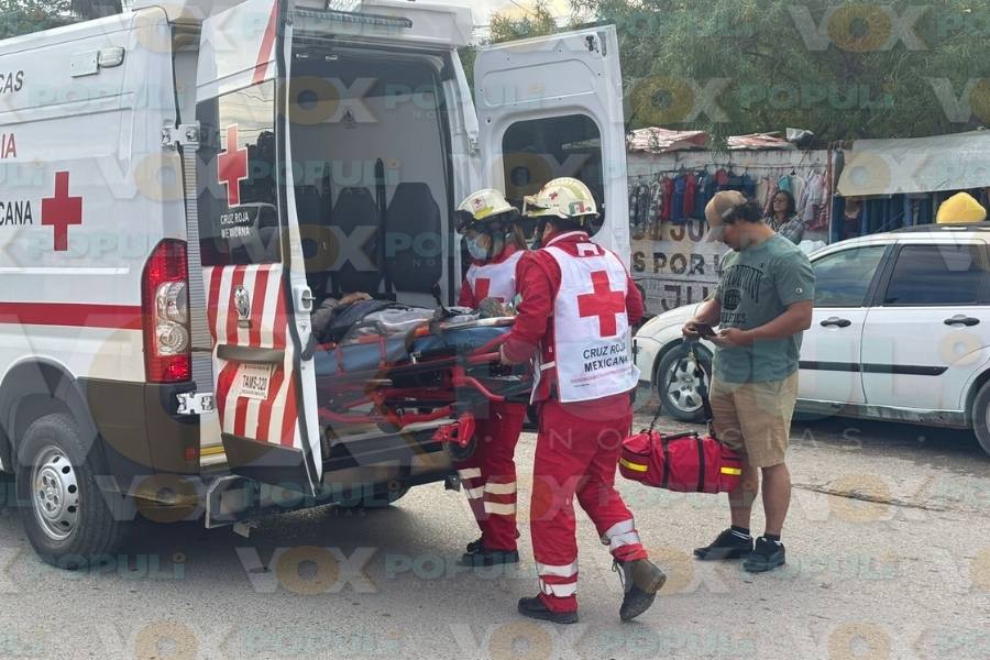 adulta mayor lesionada en Ciudad Victoria