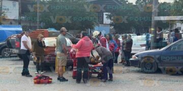adulta mayor lesionada en Ciudad Victoria