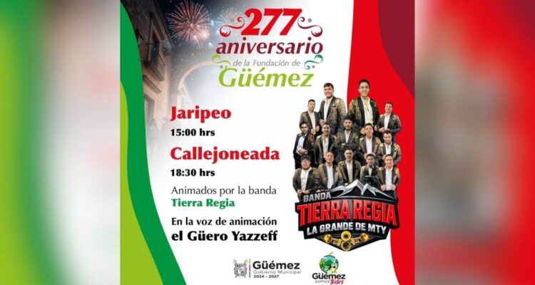 aniversario 277 en Güémez