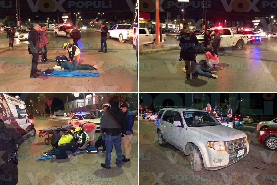 atropellan hoy a mujer en cruce de ciudad victoria