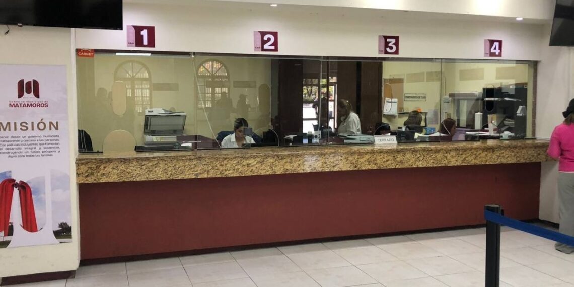 aumento en pagos prediales en Matamoros