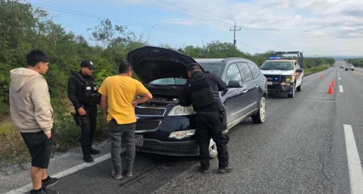auxilio vial en carreteras de Tamaulipas