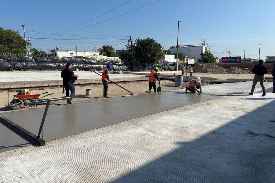 avance remodelación central autobuses en victoria