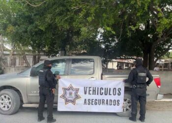 camioneta con reporte de robo en Reynosa