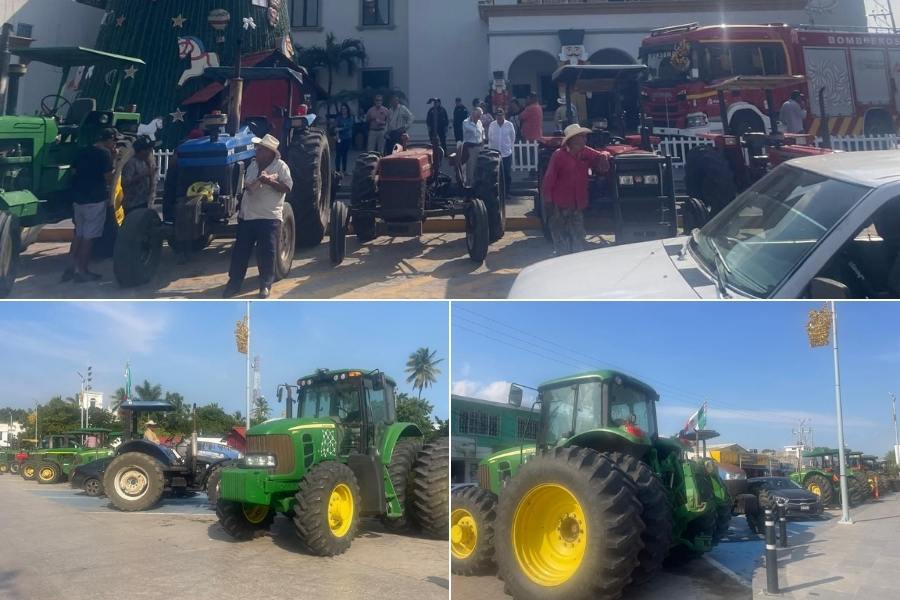 caravana agrícola en Altamira