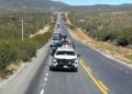 caravana de paisanos en Tamaulipas