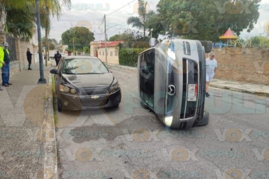 carroza funeraria volcada Tampico