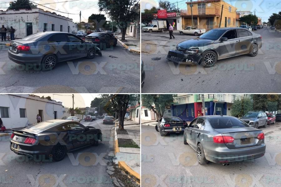 choque con auto deportivo en Ciudad Victoria