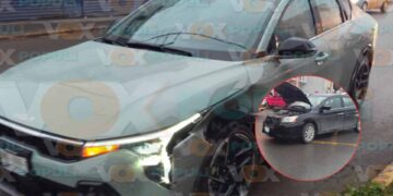 _choque con una lesionada en Victoria