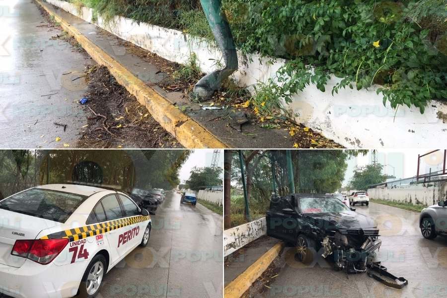 choque eje vial en victoria