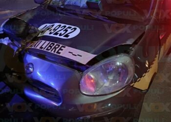 choque entre auto y motocicleta en Altamira
