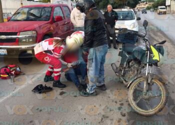 derrape en motocicleta hoy ciudad victoria