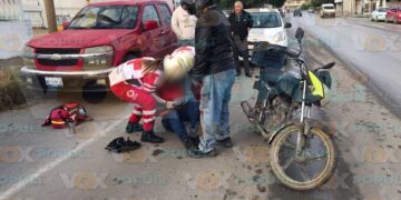 derrape en motocicleta hoy ciudad victoria