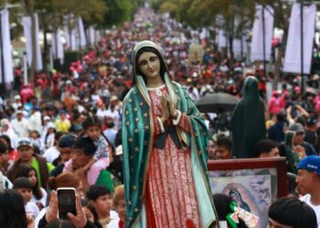 _devoción rumbo a la Basílica de Guadalupe