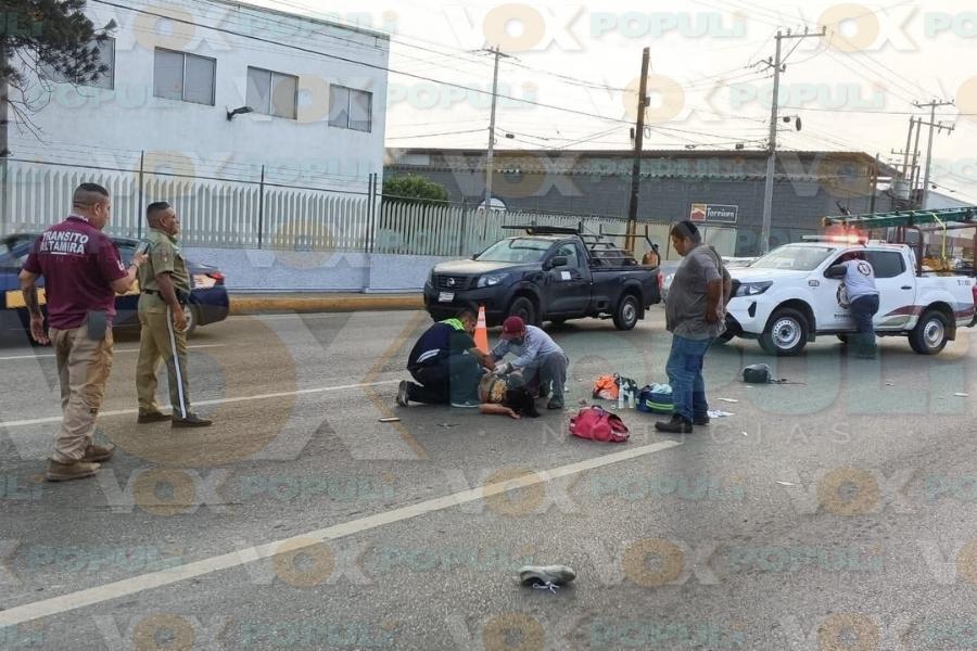 doble accidente vial en Altamira