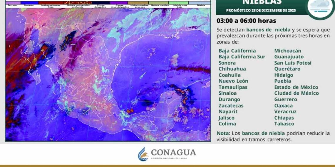 frente frío 25 a Tamaulipas
