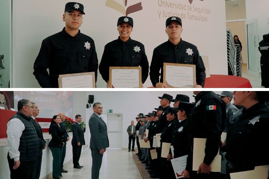 graduación de policías en Tamaulipas