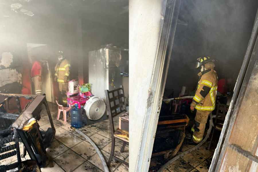 incendio en una vivienda de Tampico (1)