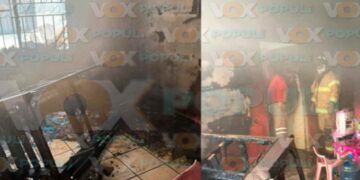 incendio en una vivienda de Tampico