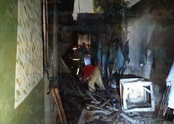 incendio hoy en vivienda en colonia de victoria